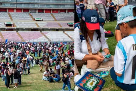 Familias enteras buscan llenar sus figuritas.