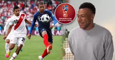 El delantero franc�s record� al Per� y su hinchada en el torneo del 2018.