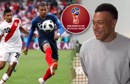 El delantero franc�s record� al Per� y su hinchada en el torneo del 2018.