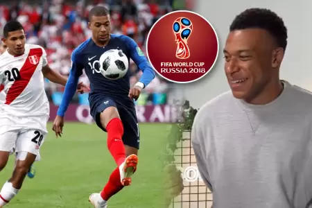 El delantero franc�s record� al Per� y su hinchada en el torneo del 2018.