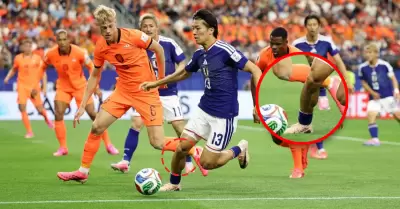 El jugador nip�n sorprendi� al no llevar la protecci�n obligatoria.