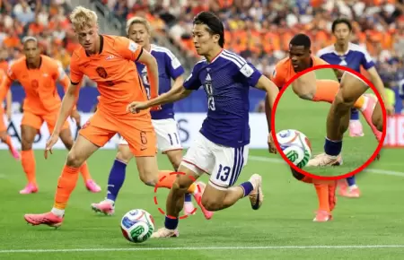 El jugador nip�n sorprendi� al no llevar la protecci�n obligatoria.