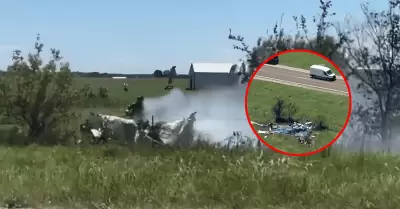 Fallecen 12 ocupantes de avioneta al estrellarse tras despegue