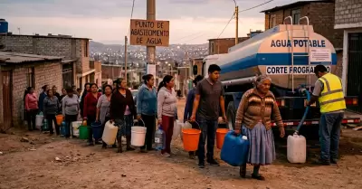 Corte de agua en Lima, seg�n Sedapal.