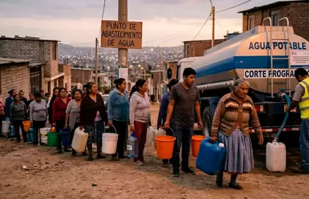 Corte de agua en Lima, seg�n Sedapal.