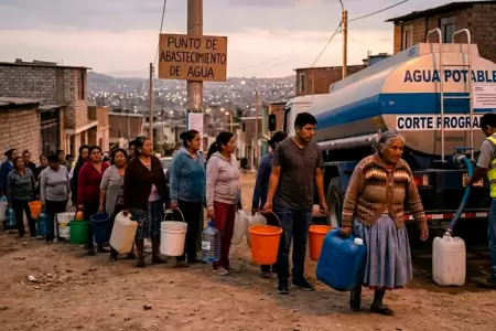 Corte de agua en Lima, seg�n Sedapal.