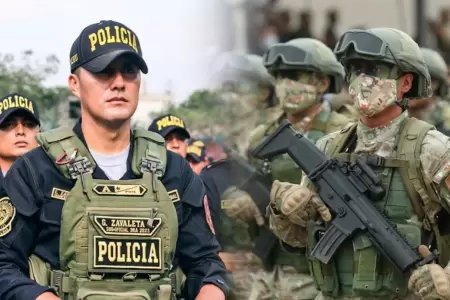 Polic�as y militares