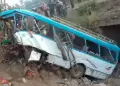 Autob�s cay� a un barranco y dej� al menos 31 muertos y m�s de 30 heridos: Bajo investigaci�n