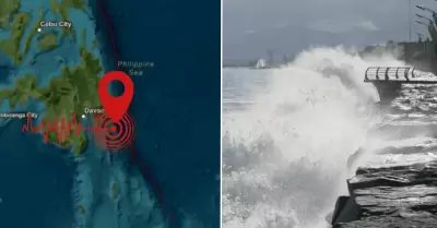 Terremoto de magnitud 6.2 azota el sur de Filipinas