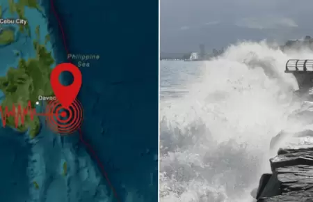 Terremoto de magnitud 6.2 azota el sur de Filipinas