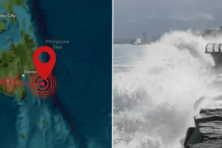 Terremoto de magnitud 6.2 azota el sur de Filipinas