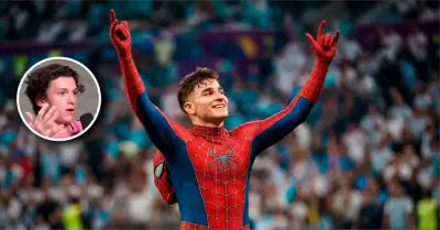 El actor considera como buen superh�roe al futbolista.