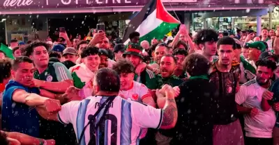 Hinchas de ambos pa�ses protagonizaron disputa.