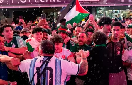 Hinchas de ambos pa�ses protagonizaron disputa.