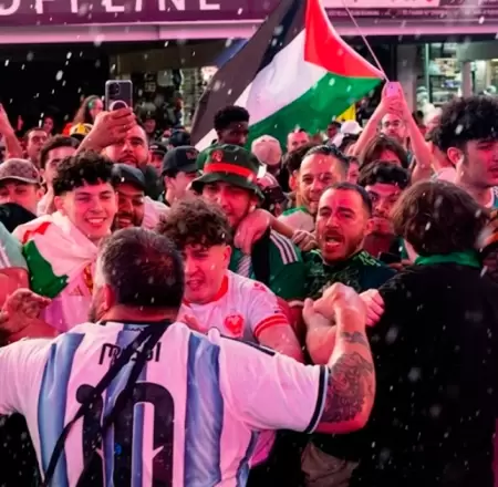Hinchas de ambos pa�ses protagonizaron disputa.