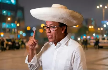 El candidato se pronunci� sobre conteo de votos.