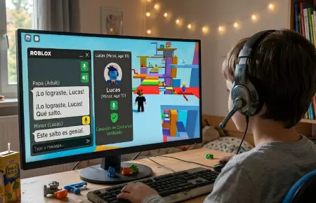 Menores contactan con adultos a trav�s de Roblox