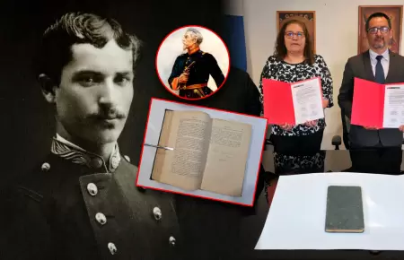 Ciudadano chileno decidi� devolver libro que estaba en posesi�n de su familia.