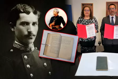 Ciudadano chileno decidi� devolver libro que estaba en posesi�n de su familia.