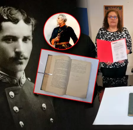 Ciudadano chileno decidi� devolver libro que estaba en posesi�n de su familia.
