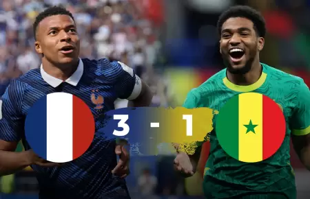 Francia debut� con amplia victoria frente al conjunto africano.