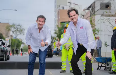 Renzo Reggiardo y Bernie Navarro juntos en Guardia Metropolitana