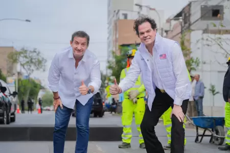 Renzo Reggiardo y Bernie Navarro juntos en Guardia Metropolitana