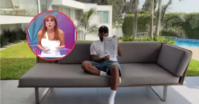 Jefferson Farf�n reta a Magaly y ella lo destruye