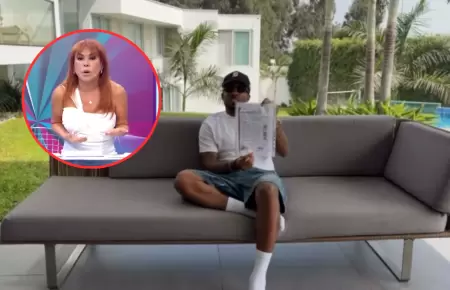 Jefferson Farf�n reta a Magaly y ella lo destruye
