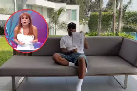 Jefferson Farf�n reta a Magaly y ella lo destruye