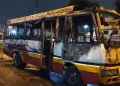 �Terrible! Incendian custer en el Callao tras exigir cupo diario de 20 soles a conductores