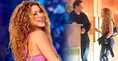Shakira captada con famoso actor mexicano.
