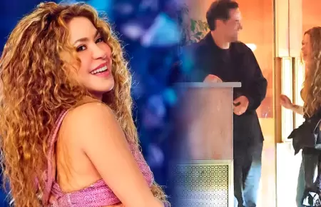 Shakira captada con famoso actor mexicano.