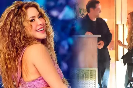 Shakira captada con famoso actor mexicano.