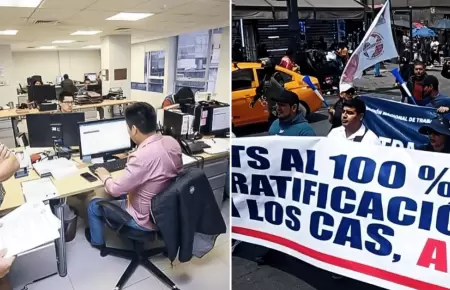 Trabajadores CAS de la Fiscal�a realizar�n paro a nivel nacional en julio