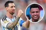 Ronaldo Nazario se rinde ante Lionel Messi: "Es hora de que el mundo acepte que es el mejor de todos los tiempos"