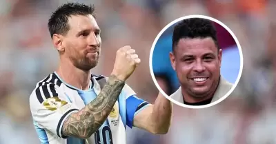 Ronaldo asegura que Lionel Messi es el mejor de todos los tiempos.