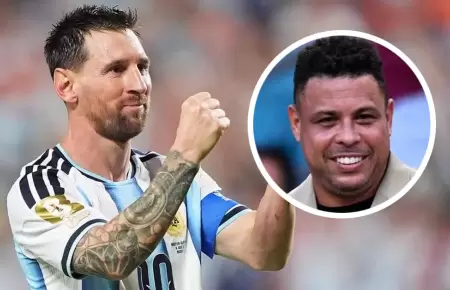 Ronaldo asegura que Lionel Messi es el mejor de todos los tiempos.