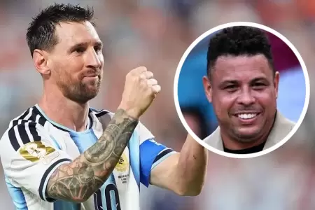 Ronaldo asegura que Lionel Messi es el mejor de todos los tiempos.