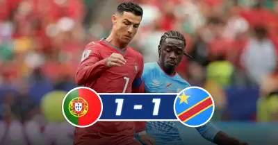 Portugal no pudo en su debut y empat� 1-1 con Congo.