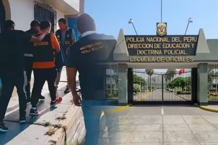 El exoficial fue detenido.