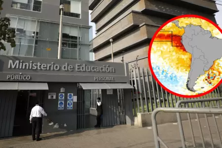 Minedu adelanta cierre de a�o escolar por fen�meno El Ni�o