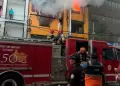 Incendio en Gamarra: 80 empresarios textiles pierden toda su mercader�a en galer�a de La Victoria