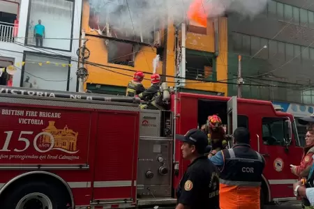 El siniestro dej� p�rdidas en comerciantes.
