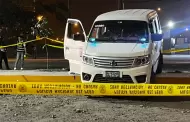 Carabayllo: extorsionadores atacan minivan llena de pasajeros y dejan heridos al chofer y una mujer