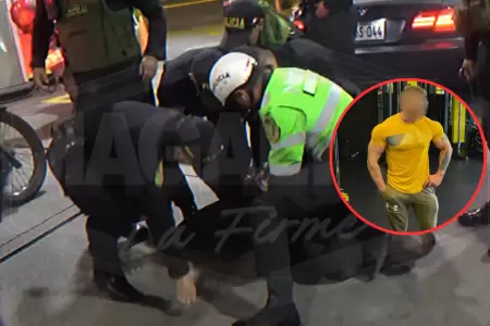 Greg Michel fue detenido por agredir polic�as y hacer esc�ndalo en la calle