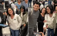 Keiko retornó al Perú a poco de finalizar conteo de votos de la segunda vuelta: Así fue recibida en el aeropuerto
