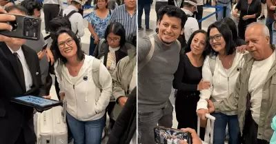 Keiko retorn� al Per� a poco de finalizar conteo de votos de la segunda vuelta