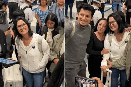 Keiko retorn� al Per� a poco de finalizar conteo de votos de la segunda vuelta