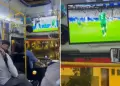 Bus de transporte p�blico en Per� causa furor en redes tras tener TV para ver el Mundial 2026: "Excelente servicio"
